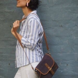 Crossbody Tas Boo Aubergine