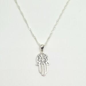 Hand van Fatima Ketting en hanger 925 sterling zilver