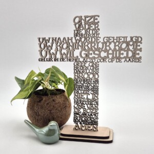Het Onze Vader (decoratief kruis)