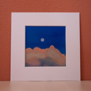 Klein schilderij wolk 1