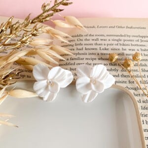 Orchidee bloemen bruidsoorbellen