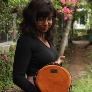 Ronde Crossbody Tas Minx Oranje