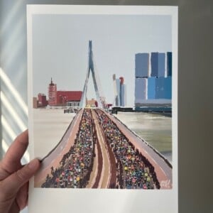 Rotterdam Marathon art print
