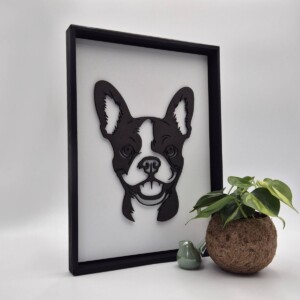 Schilderij hond groot
