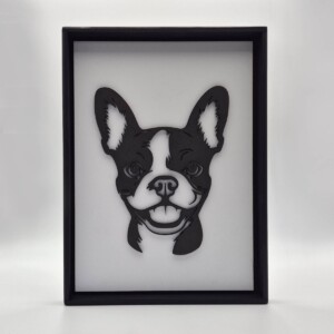 Schilderij hond groot