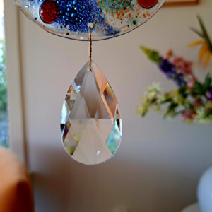 Suncatcher van gerecycled glas