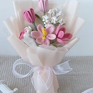 Tulp gehaakeboeket