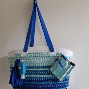 5 in 1 multi trendy boodschappentas geweven