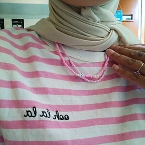 Dazzle Letter neckless