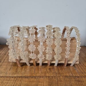 Diadeem met een licht gouden glitter
