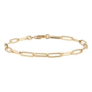Gold Plated Bracelet Long Link
