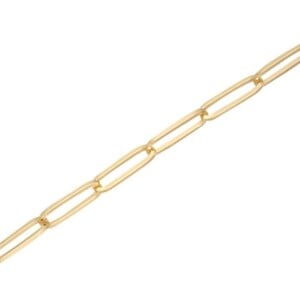 Gold Plated Necklace Long Link
