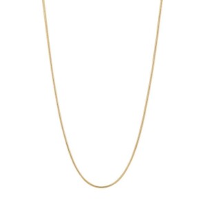 Gold Plated Necklace Round Link