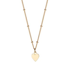 Gold Plated Necklace With Heart