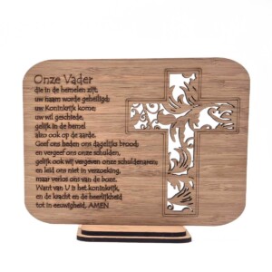 Het Onze Vader (decoratief bordje)