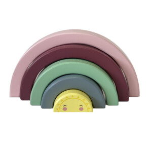 Houten regenboog - regenboog speelgoed Mint and Milo