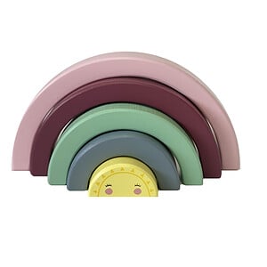 Houten regenboog - regenboog speelgoed Mint and Milo