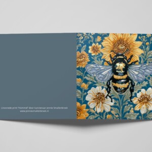Kunstkaart hommel