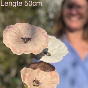 Handgemaakte keramische bloemen voor buiten | duurzaam | Lente in de tuin 3