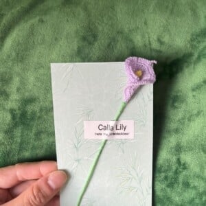 Micro Gehaakte Calla Boekenleggers