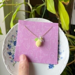 Micro Gehaakte Citroen Ketting