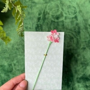 Micro Gehaakte kersenbloesems Boekenleggers