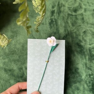 Micro Gehaakte narcissen Boekenleggers
