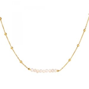 Necklace Pearl Bar