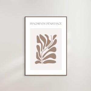 Poster Fragments D'existance - French Collection