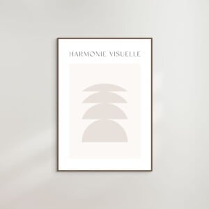 Poster Harmonie Visuelle - French Collection