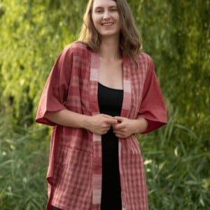Roze kimono
