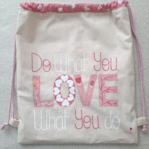 Rugzak "Do What" - Hand geschilderd