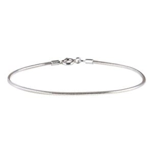 Silver Bracelet Round Link