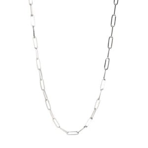 Silver Necklace Long Link