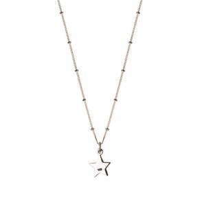 Silver Plated Necklace With Star