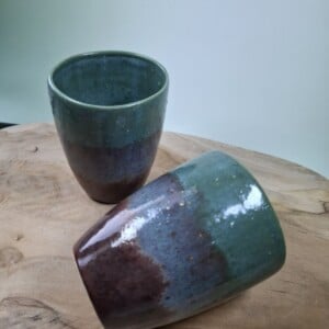 2 keramiek koffiebekers Forrest