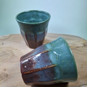 2 keramiek koffiebekers Forrest Small