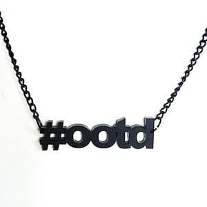 #ootd naamketting