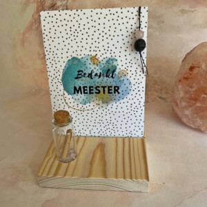 Bedankt Meester - Rozenkwarts