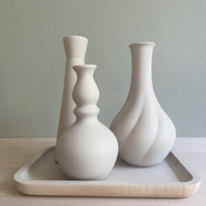 Bloemenplankje met karsenstandaard recycled