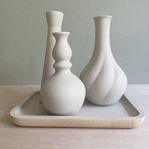 Bloemenplankje met karsenstandaard recycled