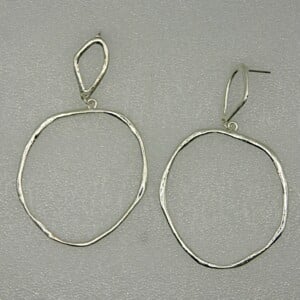 Bohemian oorbellen zilverkleur