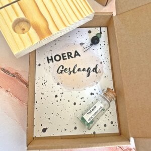 Cadeau Geslaagd - Veel geluk