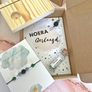 Cadeauset Geslaagd - Veel geluk