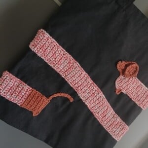 De Teckel Tote Bag, Katoenen Market Tas voor Hondenliefhebbers