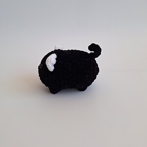 Gehaakte knuffel 'Zwarte kat'