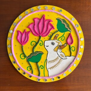 Handgemaakte Indiase Kunst-LIppan art