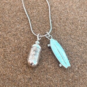 Laguna Beach Pendant Ketting Skategirl zilver