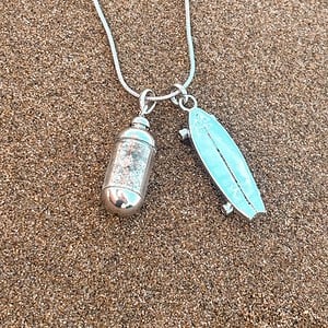 Laguna Beach Pendant Ketting Skategirl zilver