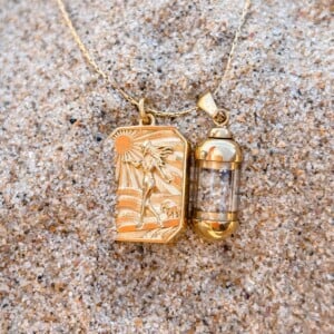 Laguna Beach Pendant Surfgirl Ketting Goud